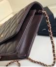 Сумка Ch*nel WOC Wallet On Chain Bordeaux